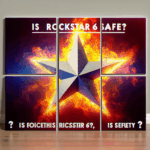 alt_text: Three prompts for AI image generation on the topic "Is rockstar66 safe?" with visual themes.