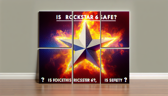 alt_text: Three prompts for AI image generation on the topic "Is rockstar66 safe?" with visual themes.